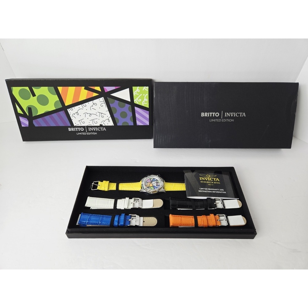 Britto Invicta watch limited edition band set‎ 32404